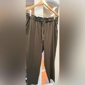 Olive Green Relaxed Fit Pant